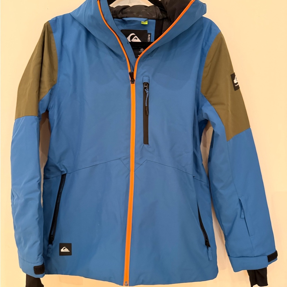 Quiksilver Kids Jacket - Black and Blue